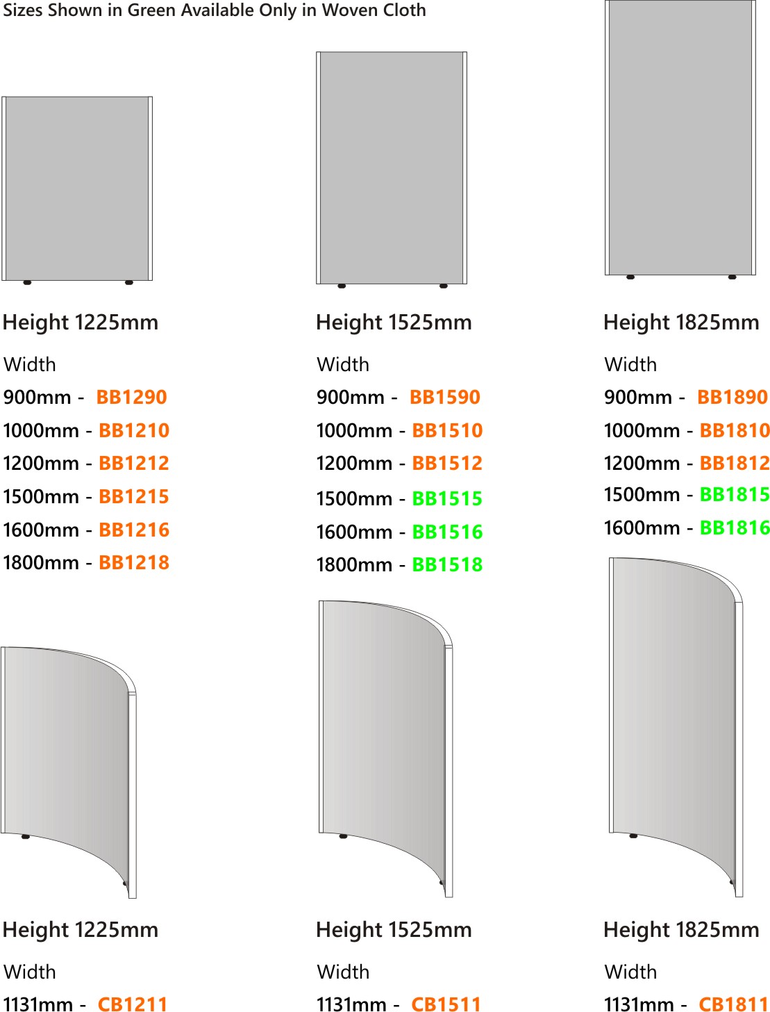 BusyScreen Classic Floor Partition Systems